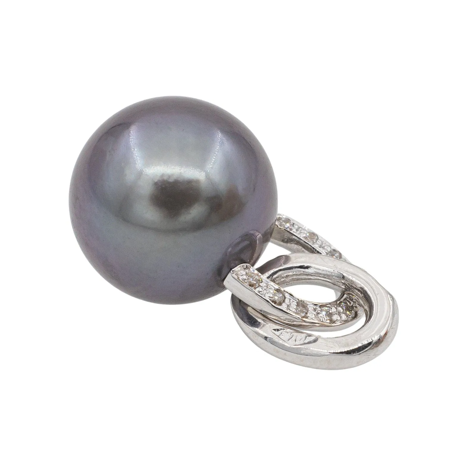 Pendentif Perle de tahiti Or blanc Perle de tahiti sold by 58 Facettes product image thumbnail 4