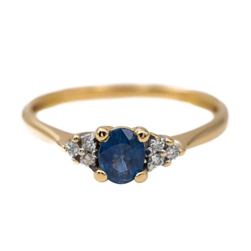 Bague Or jaune Saphir sold by 58 Facettes