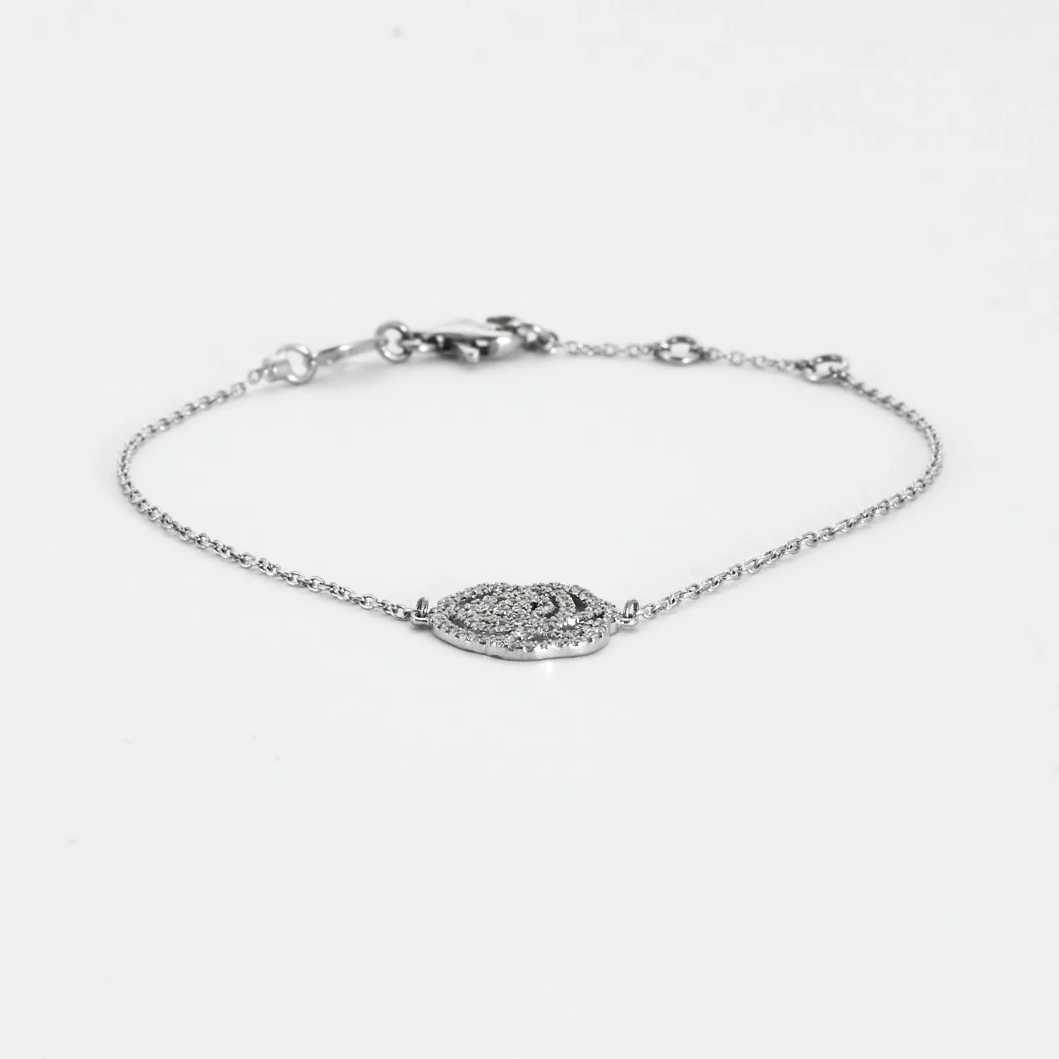 Bracelet or gris avec diamants sold by 58 Facettes product image thumbnail 4