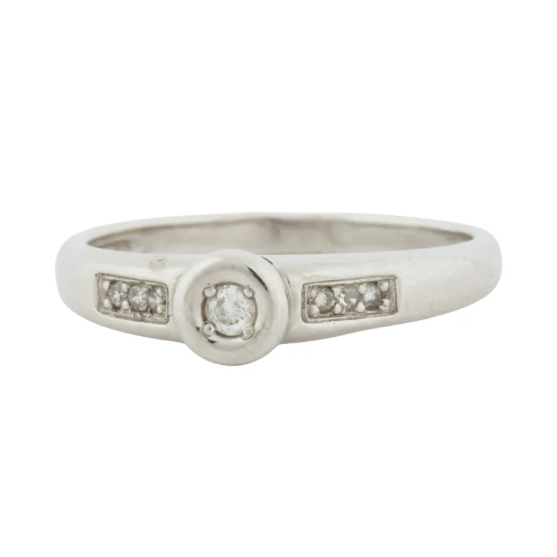 Bague Or blanc Diamants sold by 58 Facettes