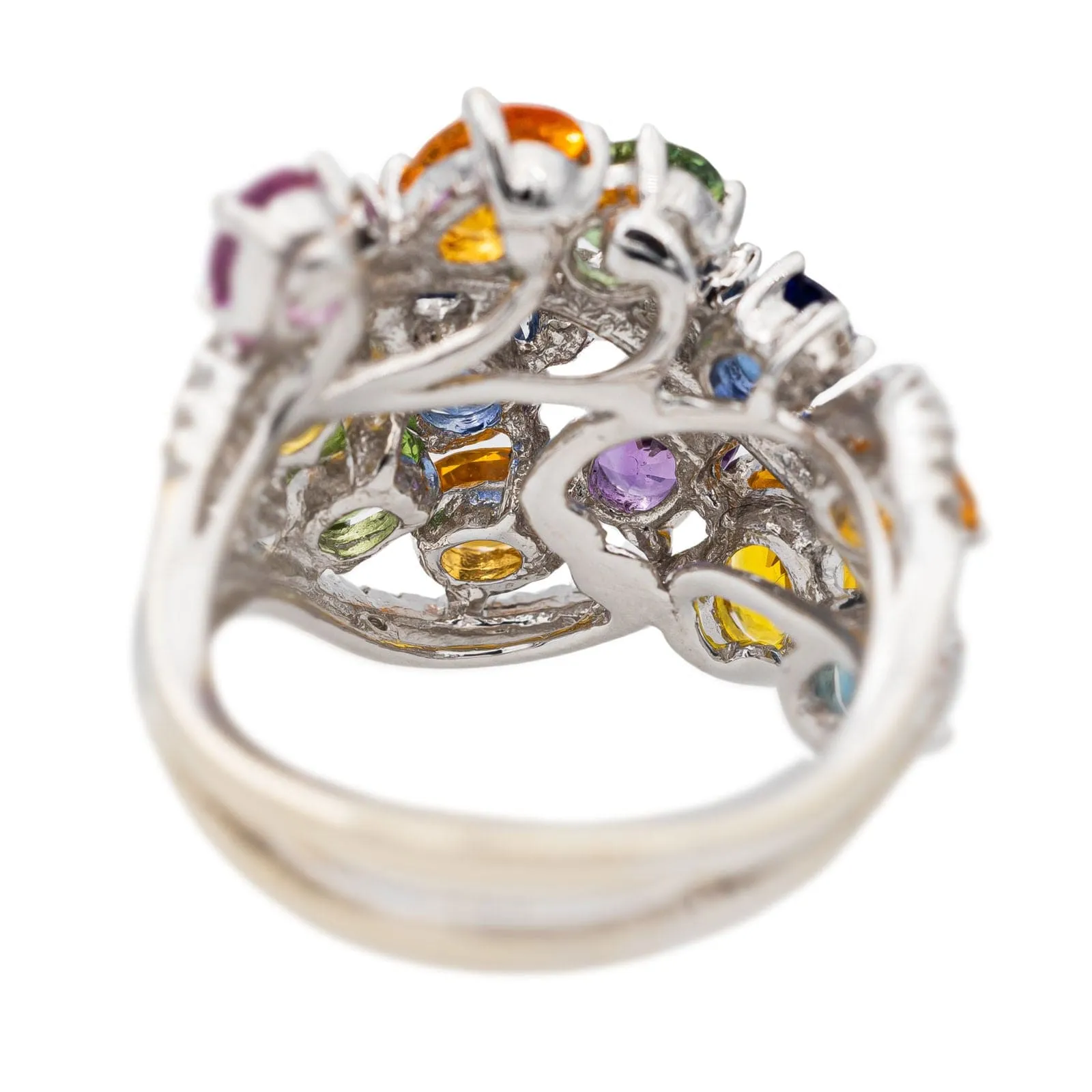 Bague Or blanc Saphir sold by 58 Facettes product image thumbnail 5