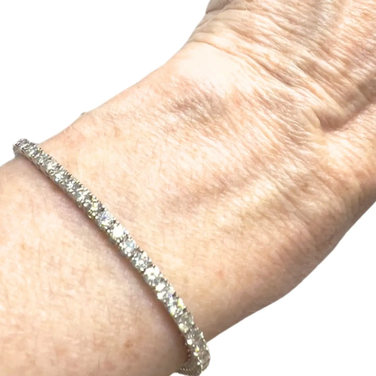 Bracelet Rivière en or et diamants sold by 58 Facettes product image thumbnail 5