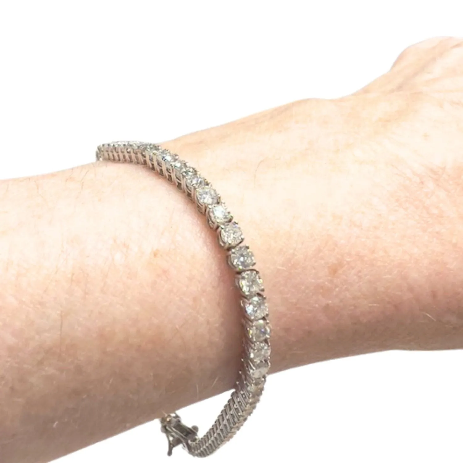 Bracelet Rivière en or et diamants sold by 58 Facettes product image thumbnail 2