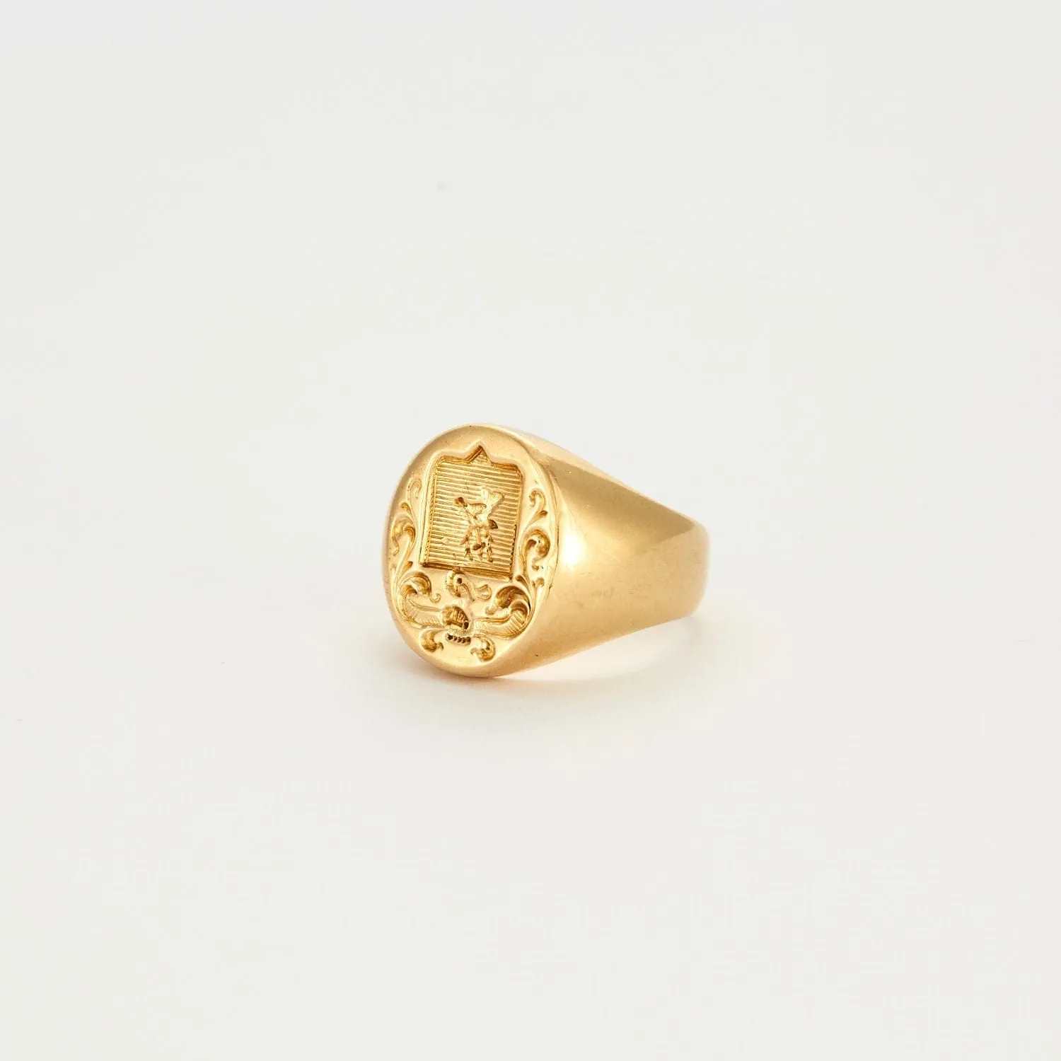 Chevalière à décor d'armoiries sold by 58 Facettes product image thumbnail 4