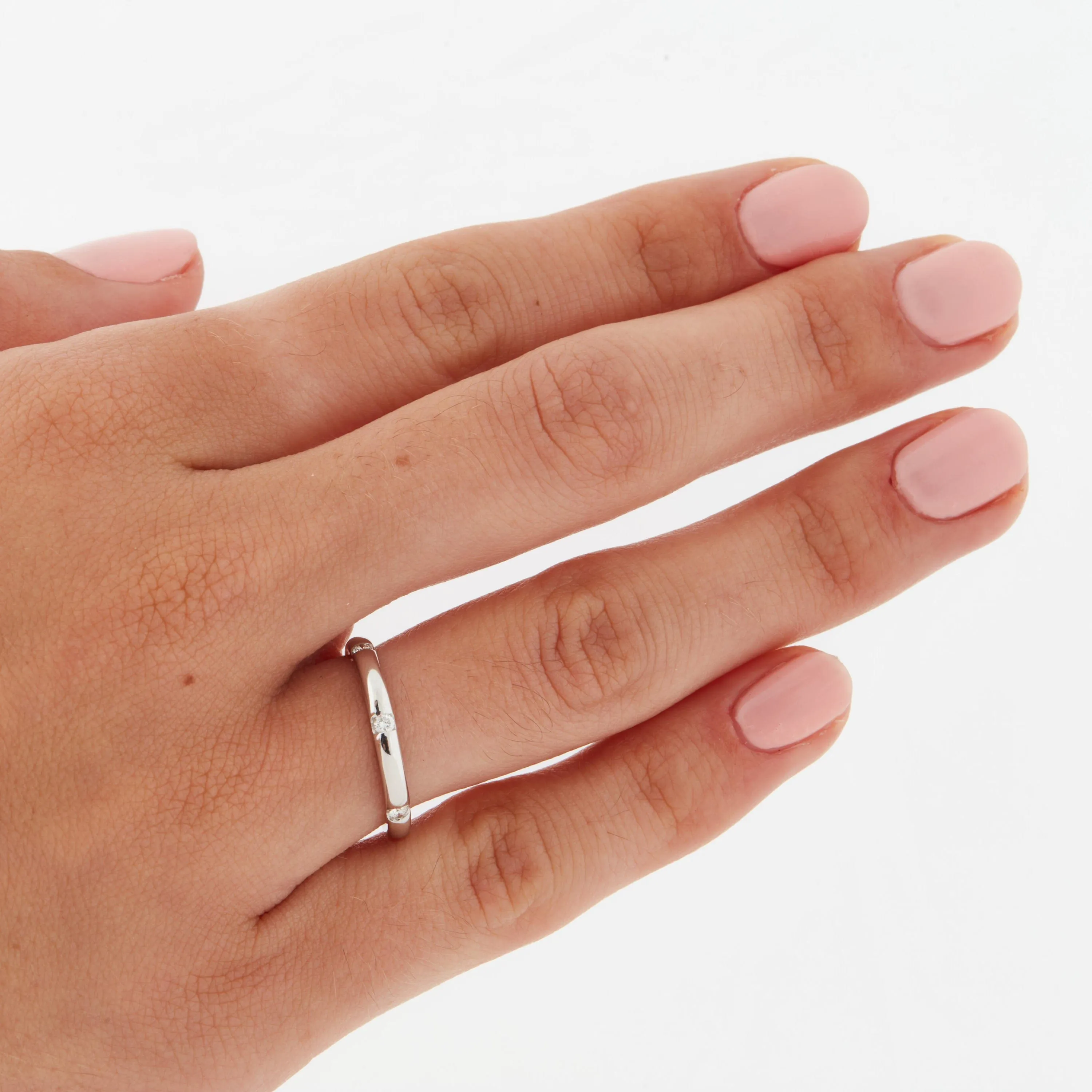 Bague Or blanc Diamants sold by 58 Facettes product image thumbnail 2