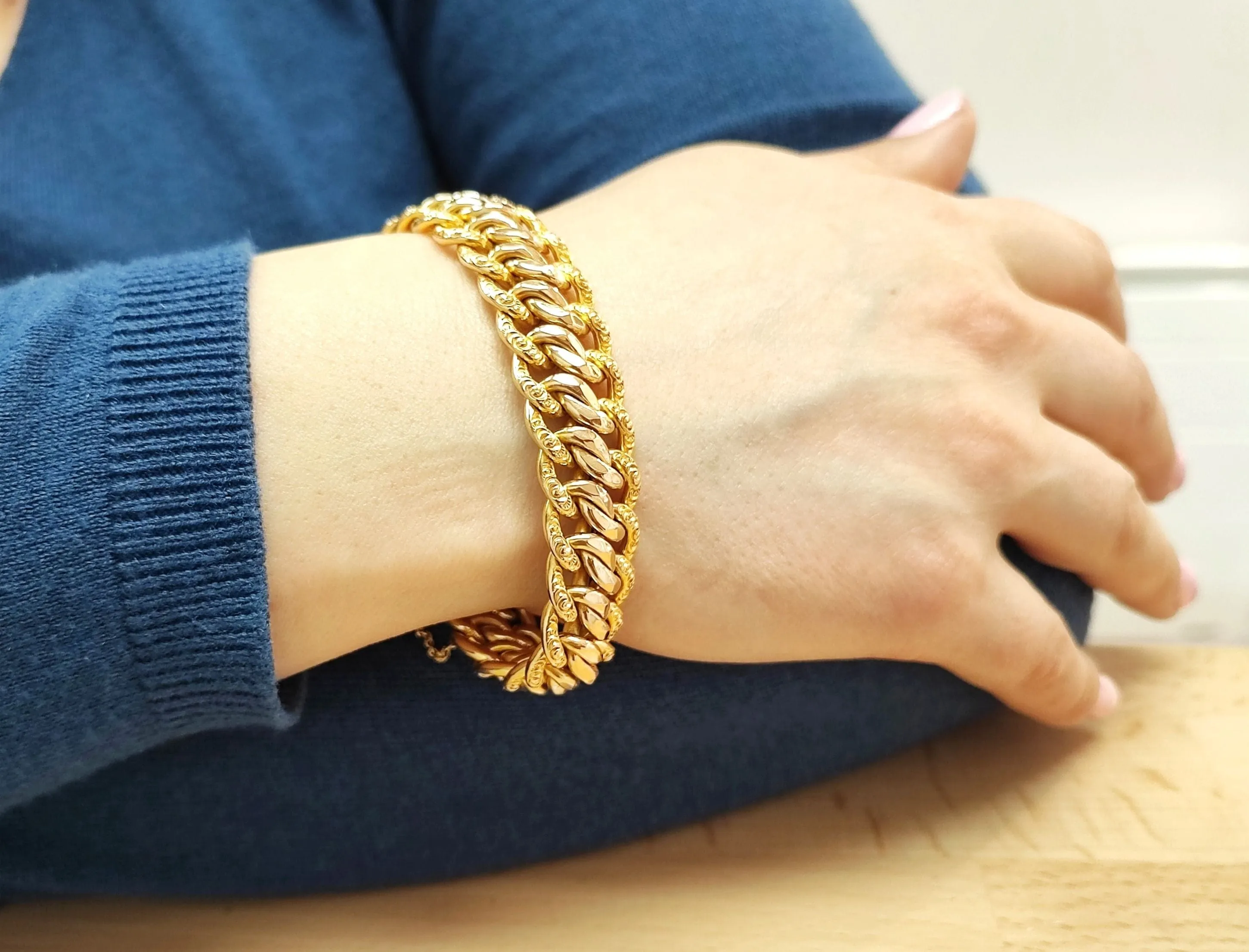 Bracelet maille américaine sold by 58 Facettes product image thumbnail 2