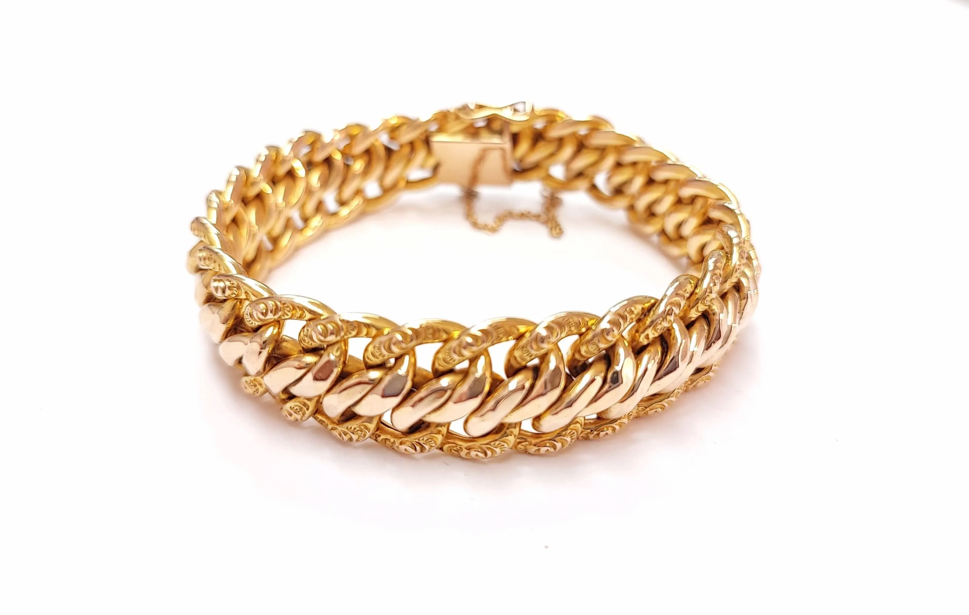 Bracelet maille américaine sold by 58 Facettes