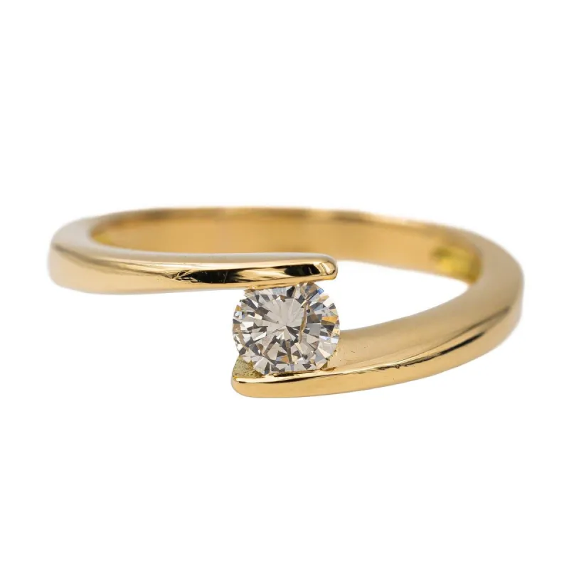 Bague Or jaune Diamant sold by 58 Facettes