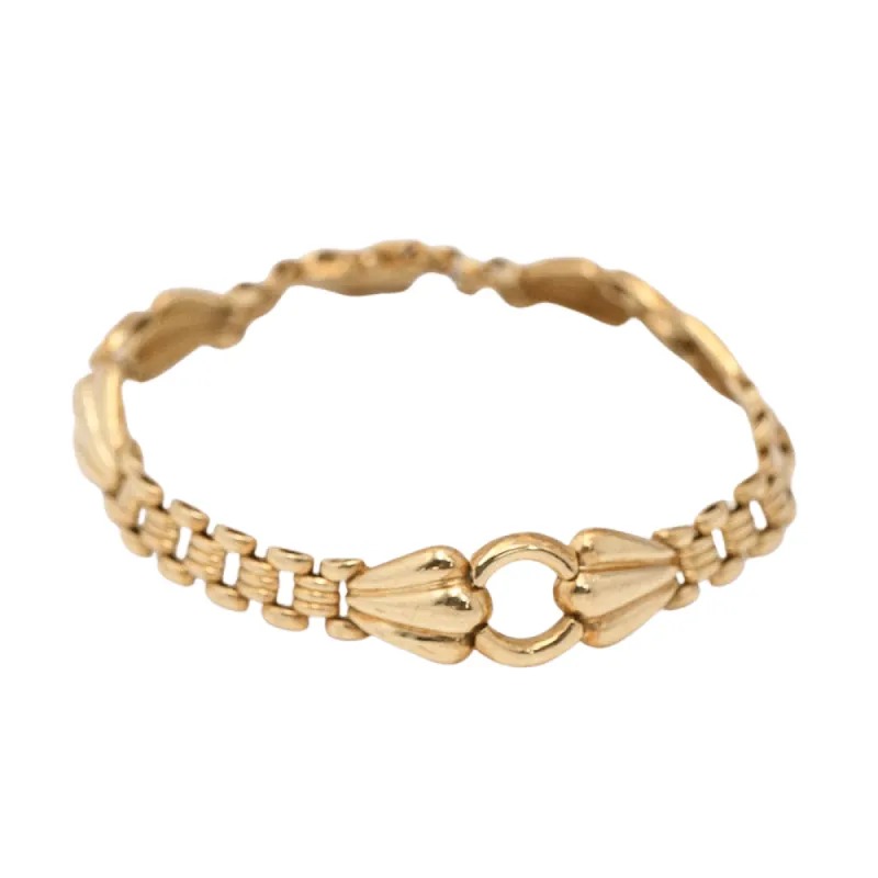 Bracelet alterné plaqué or jaune 18 carats sold by 58 Facettes