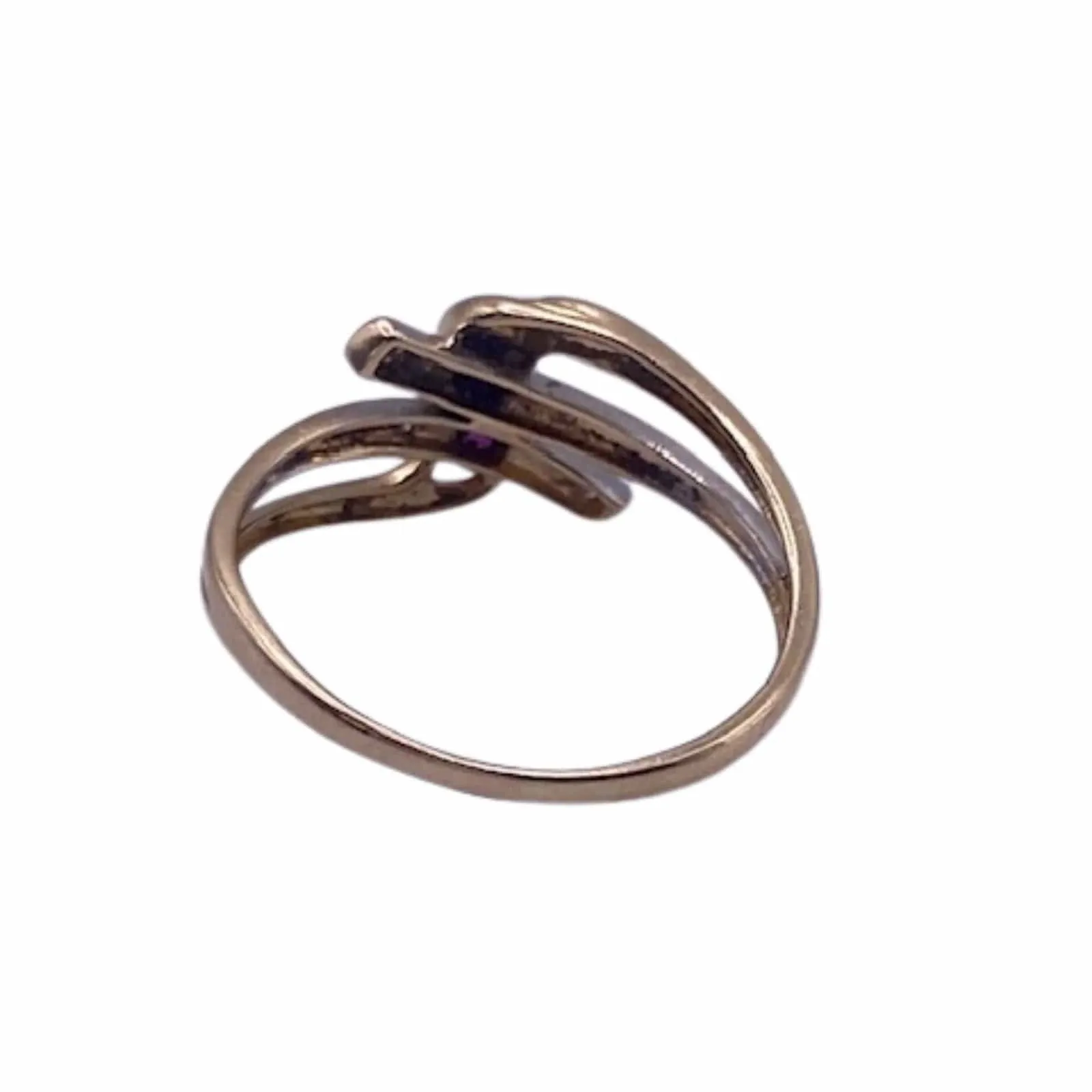 Bague croisée Or Jaune Rubis Diamants sold by 58 Facettes product image thumbnail 3