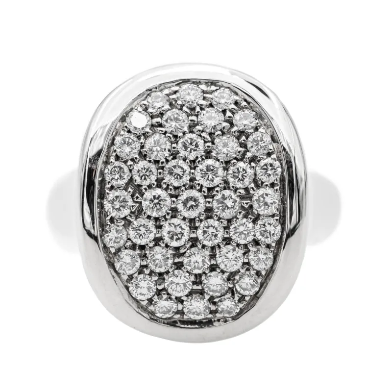 Bague Or blanc Diamant sold by 58 Facettes