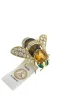 Broche or jaune et pierres précieuses signé René Kreiss sold by 58 Facettes