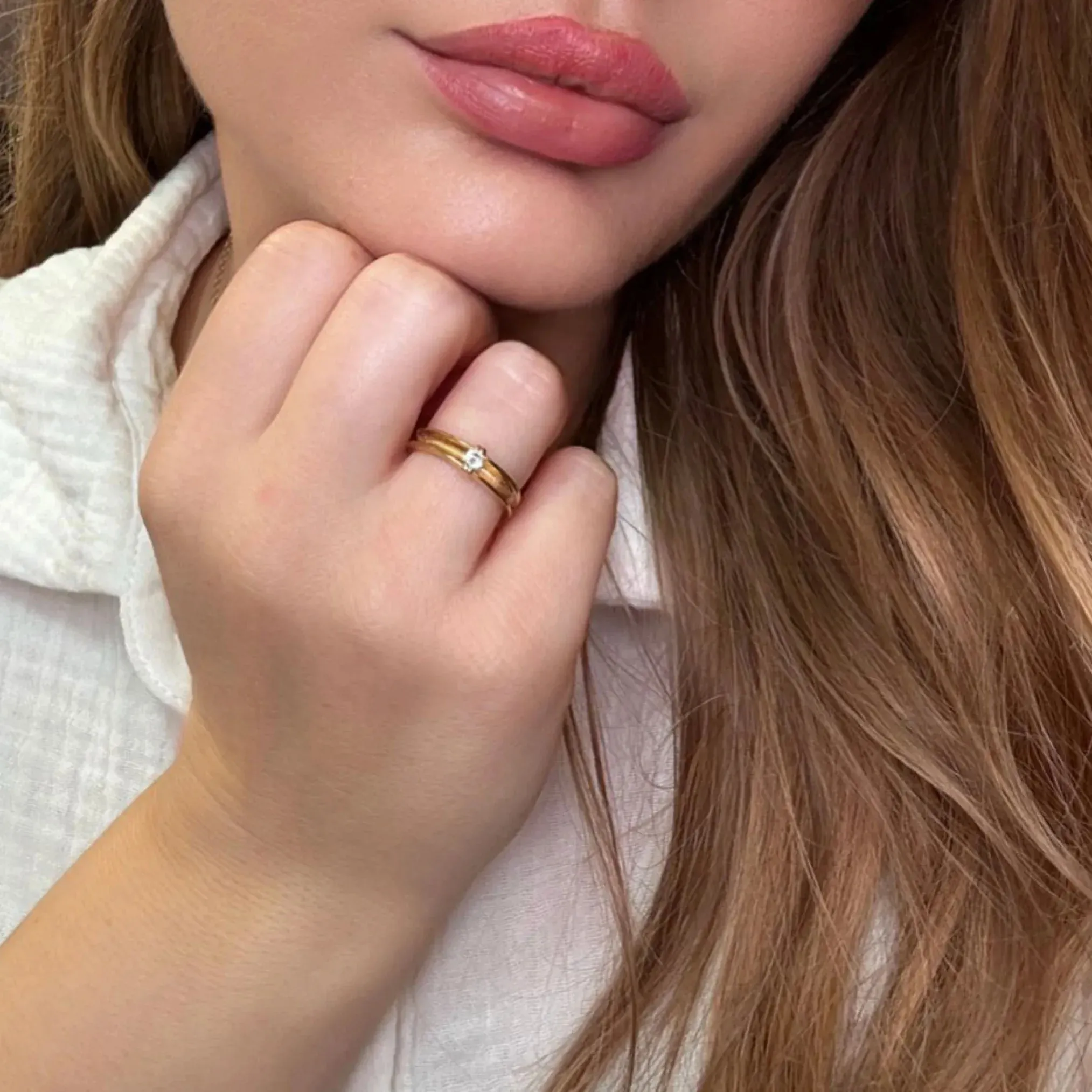 Solitaire Or Jaune Diamant sold by 58 Facettes product image thumbnail 2