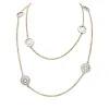 Sautoir Bulgari "Tondo Sun" or jaune, acier. sold by 58 Facettes