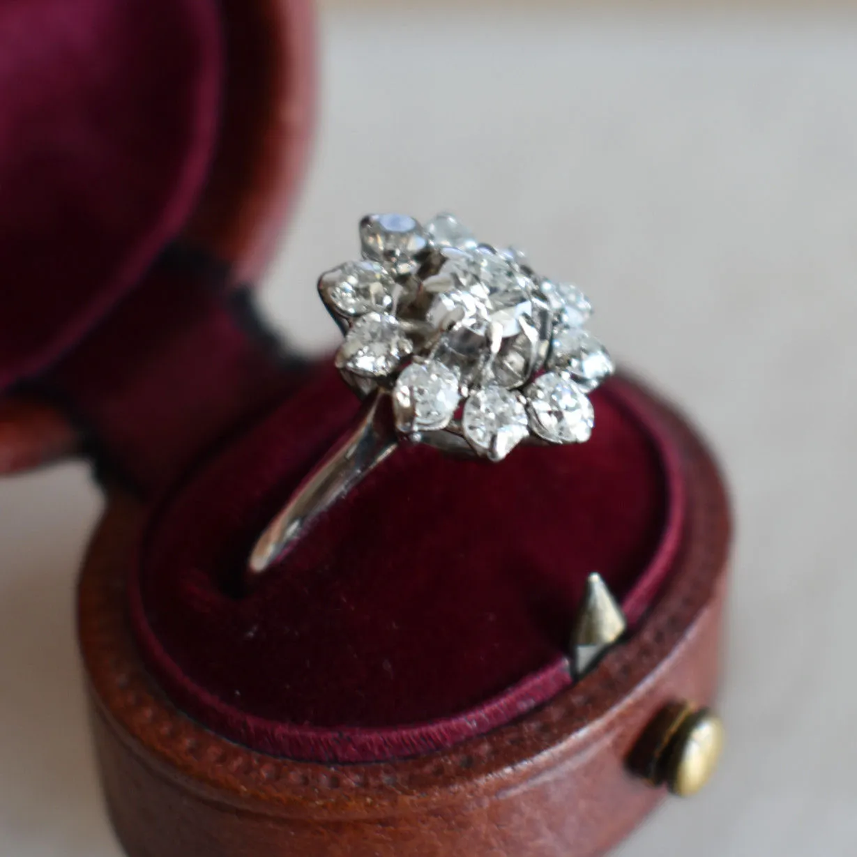 Bague marguerite or et diamants sold by 58 Facettes product image thumbnail 3