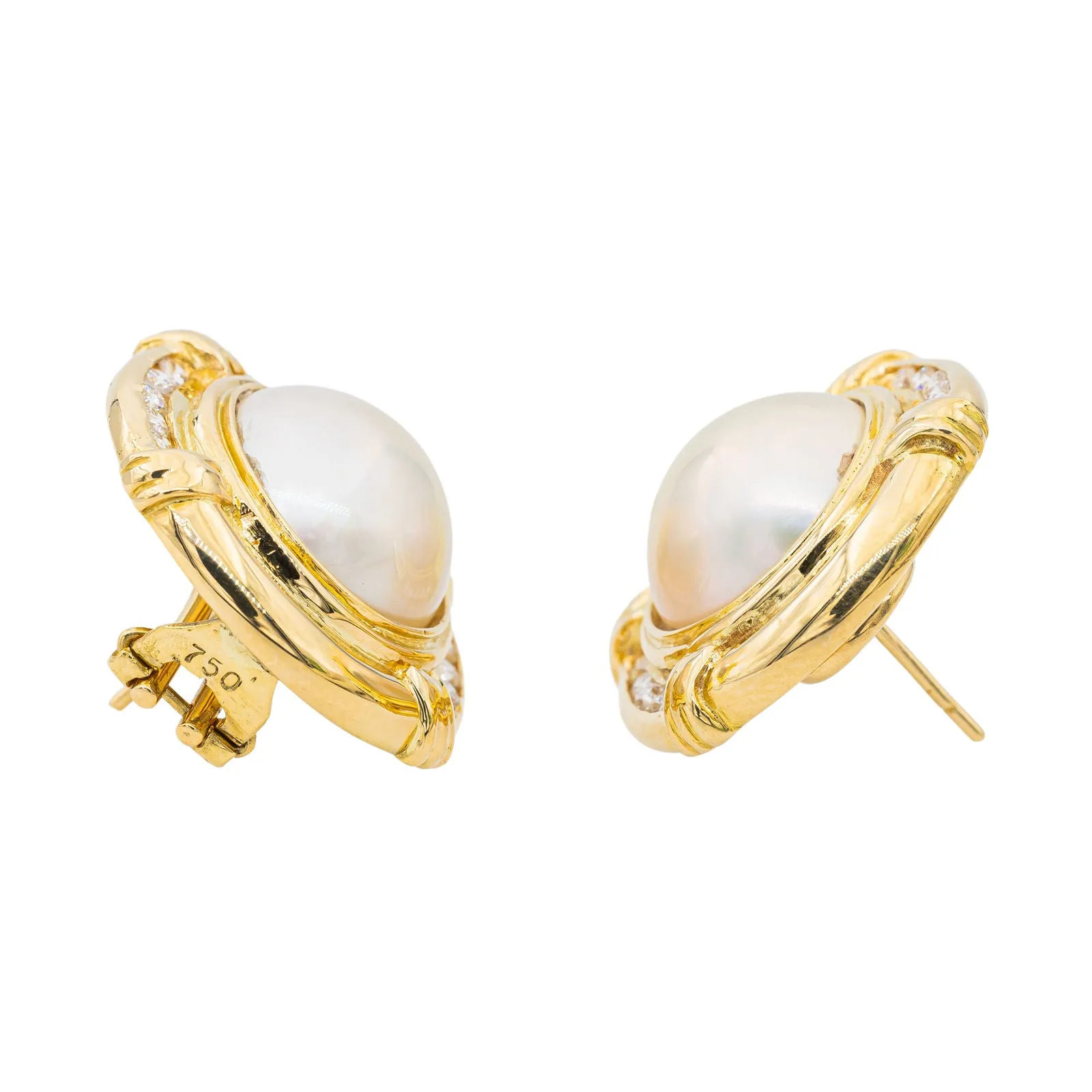 Boucles d'oreilles Or jaune Perle sold by 58 Facettes product image thumbnail 3