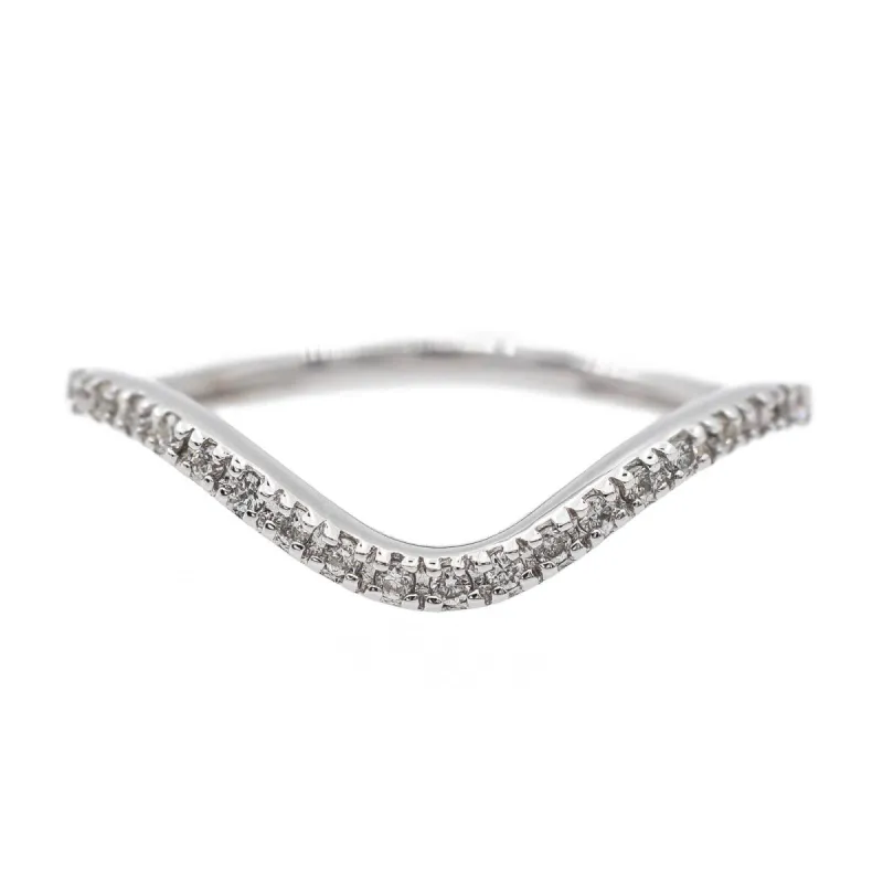 Bague Alliance Or blanc Diamant sold by 58 Facettes