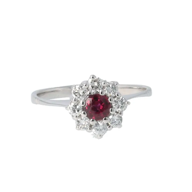 Bague en diamant rubis sold by 58 Facettes