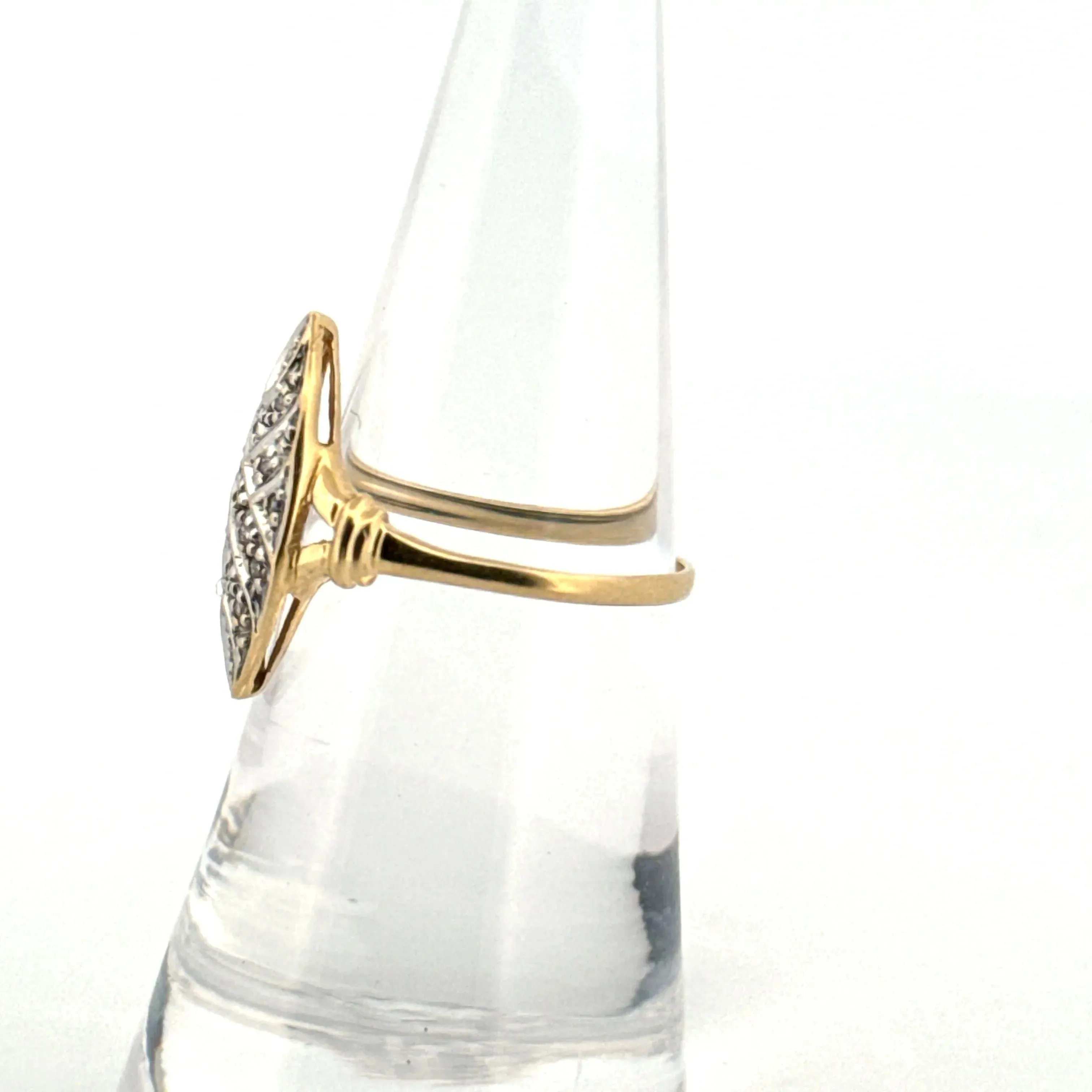 Bague Marquise Or Jaune & Diamants sold by 58 Facettes product image thumbnail 3