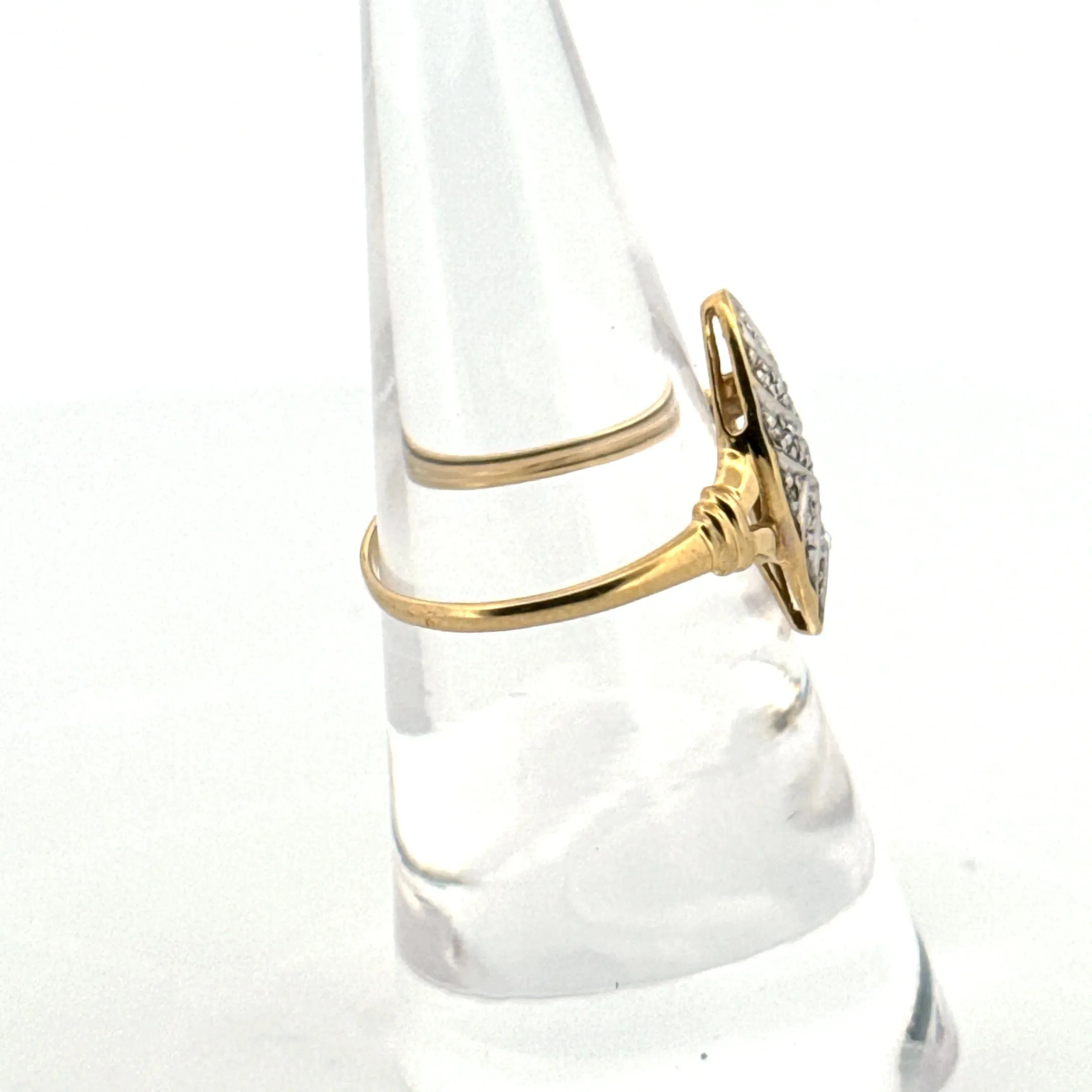 Bague Marquise Or Jaune & Diamants sold by 58 Facettes product image thumbnail 4