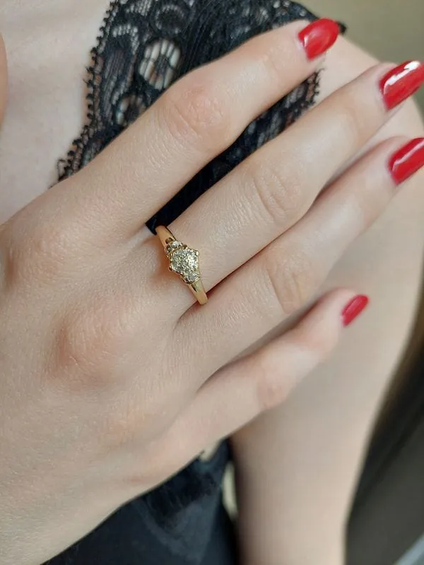 BAGUE STYLE SOLITAIRE DIAMANTS sold by 58 Facettes product image thumbnail 2