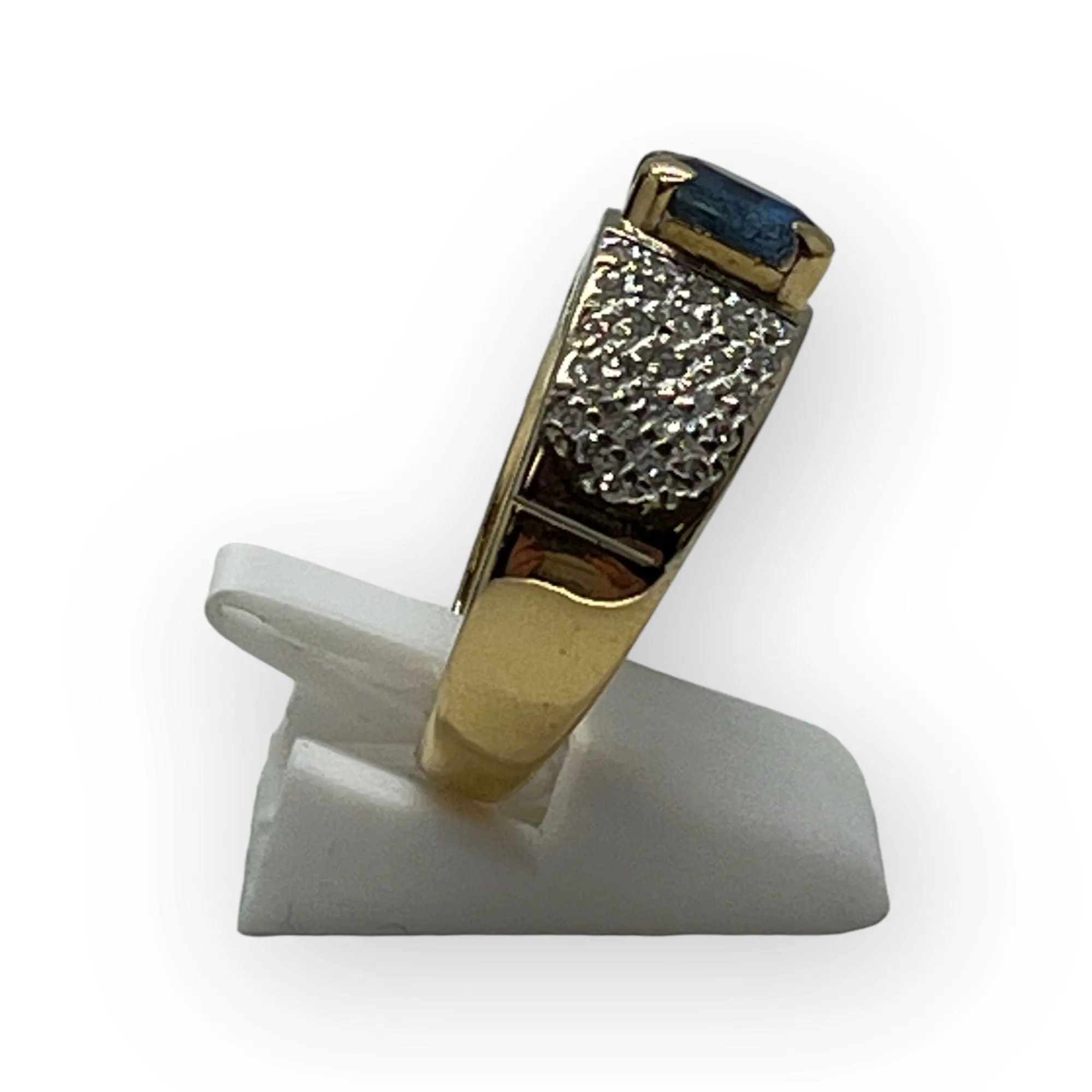 Bague Saphir Et Pavage Diamants sold by 58 Facettes product image thumbnail 5