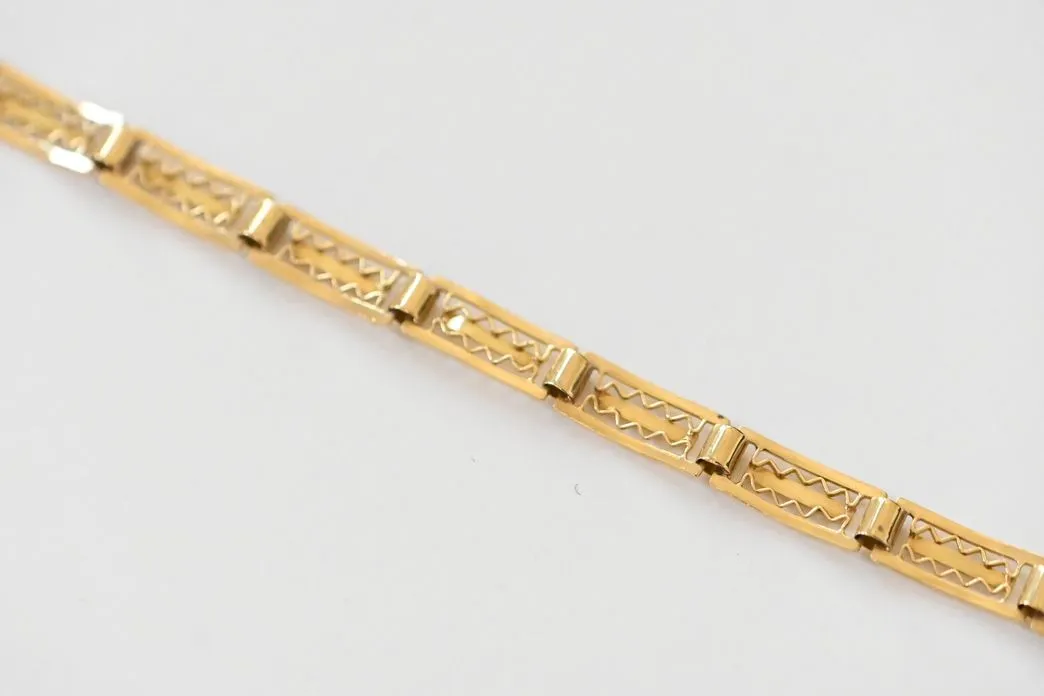 Bracelet Art Déco en Or sold by 58 Facettes product image thumbnail 3