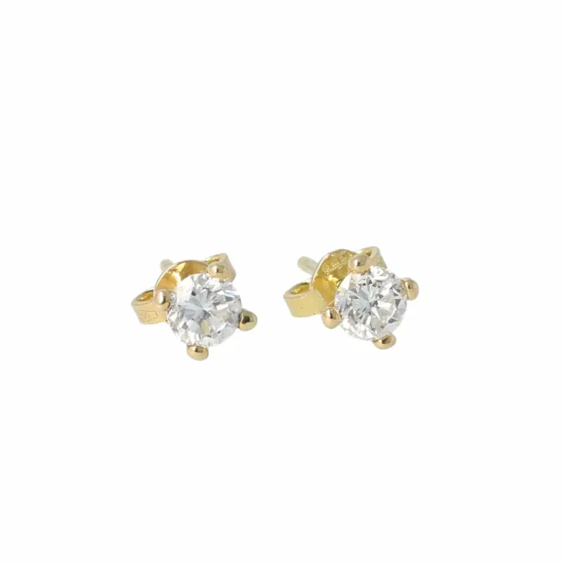 Boucles d'oreilles or et diamants sold by 58 Facettes