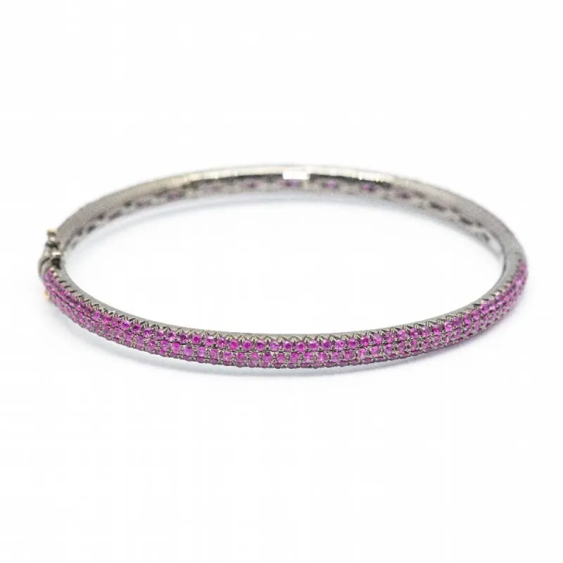Bracelet ARIA en Or Blanc et Rubis sold by 58 Facettes