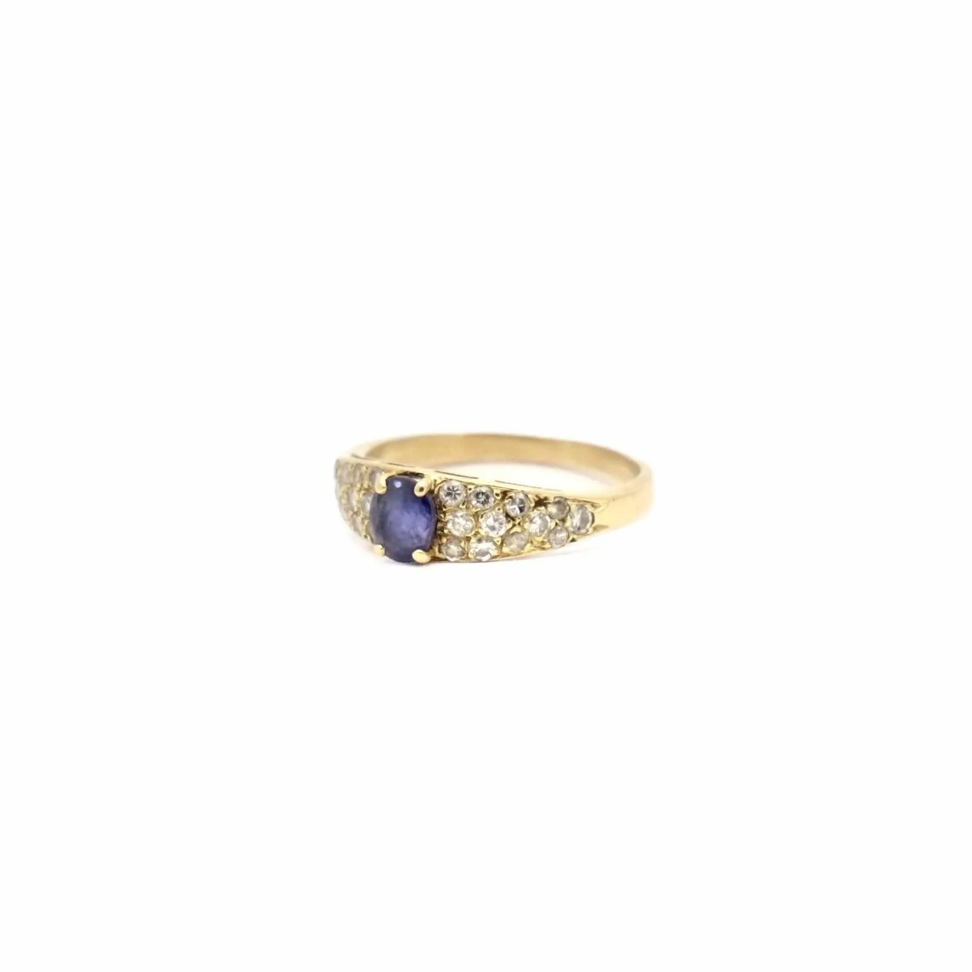 Bague Or jaune Saphir Diamants sold by 58 Facettes product image thumbnail 3