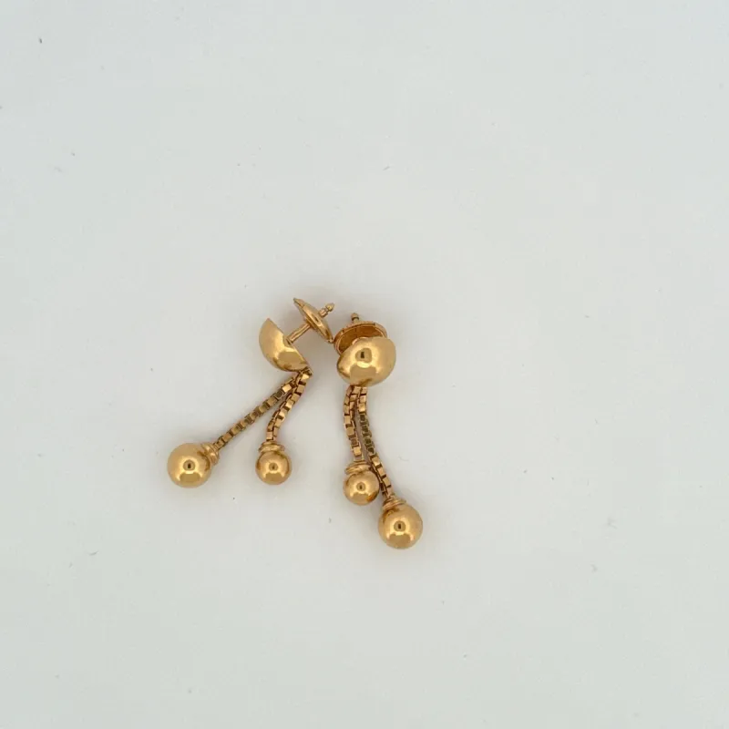 Boucles D'oreilles Pendantes Or Jaune sold by 58 Facettes
