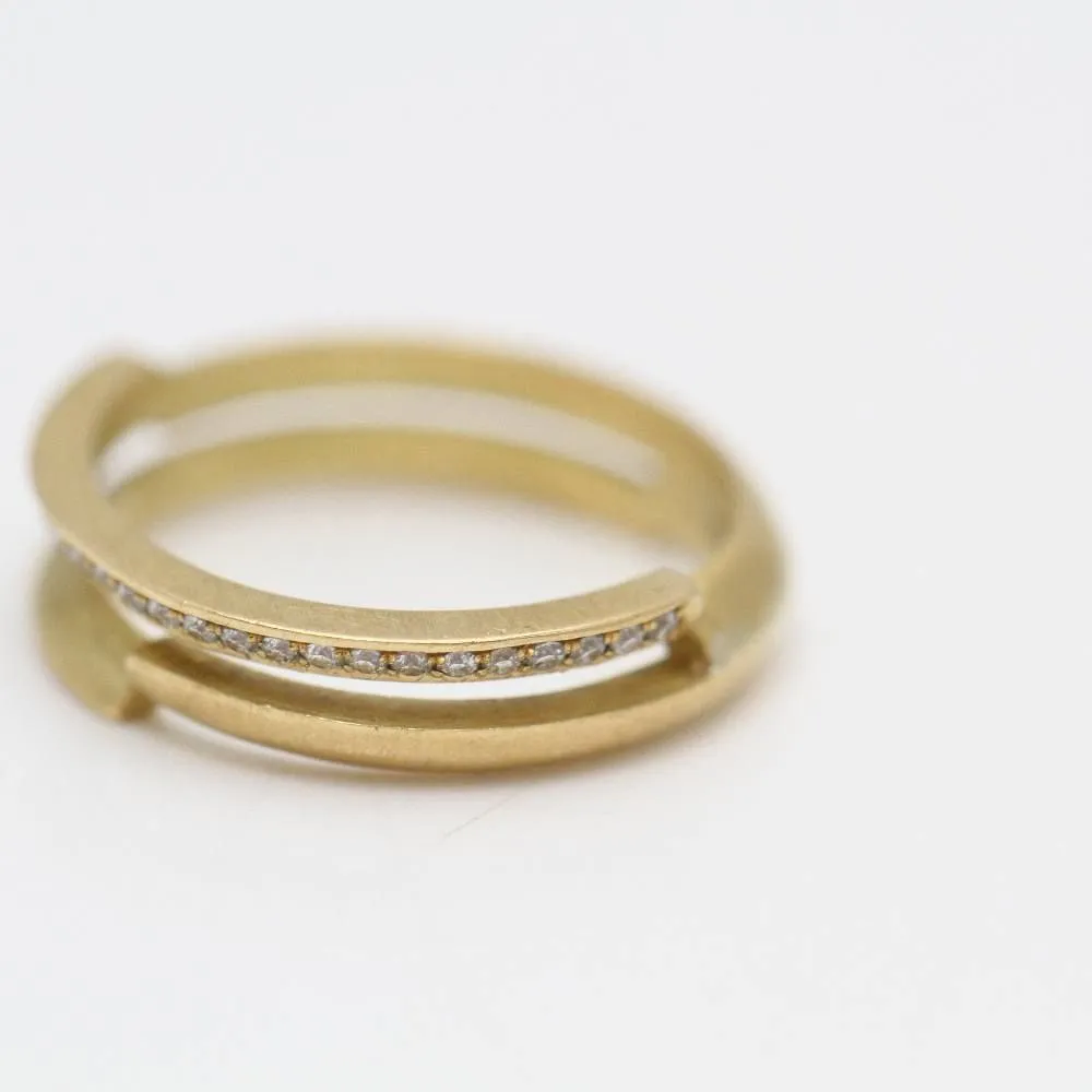 Bague en or 18 carats avec diamants sold by 58 Facettes product image thumbnail 5