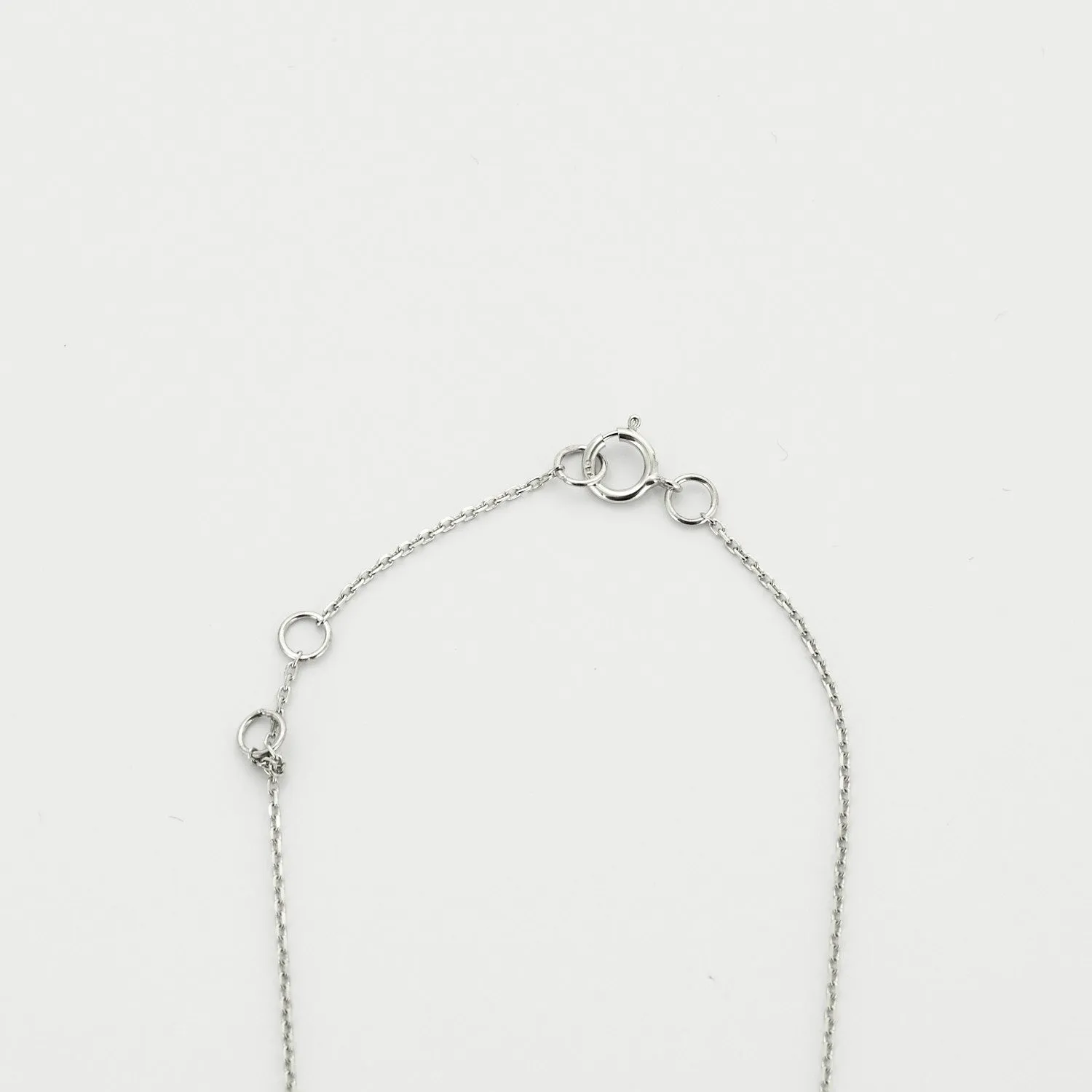 Collier en or gris émeraude et diamants sold by 58 Facettes product image thumbnail 5