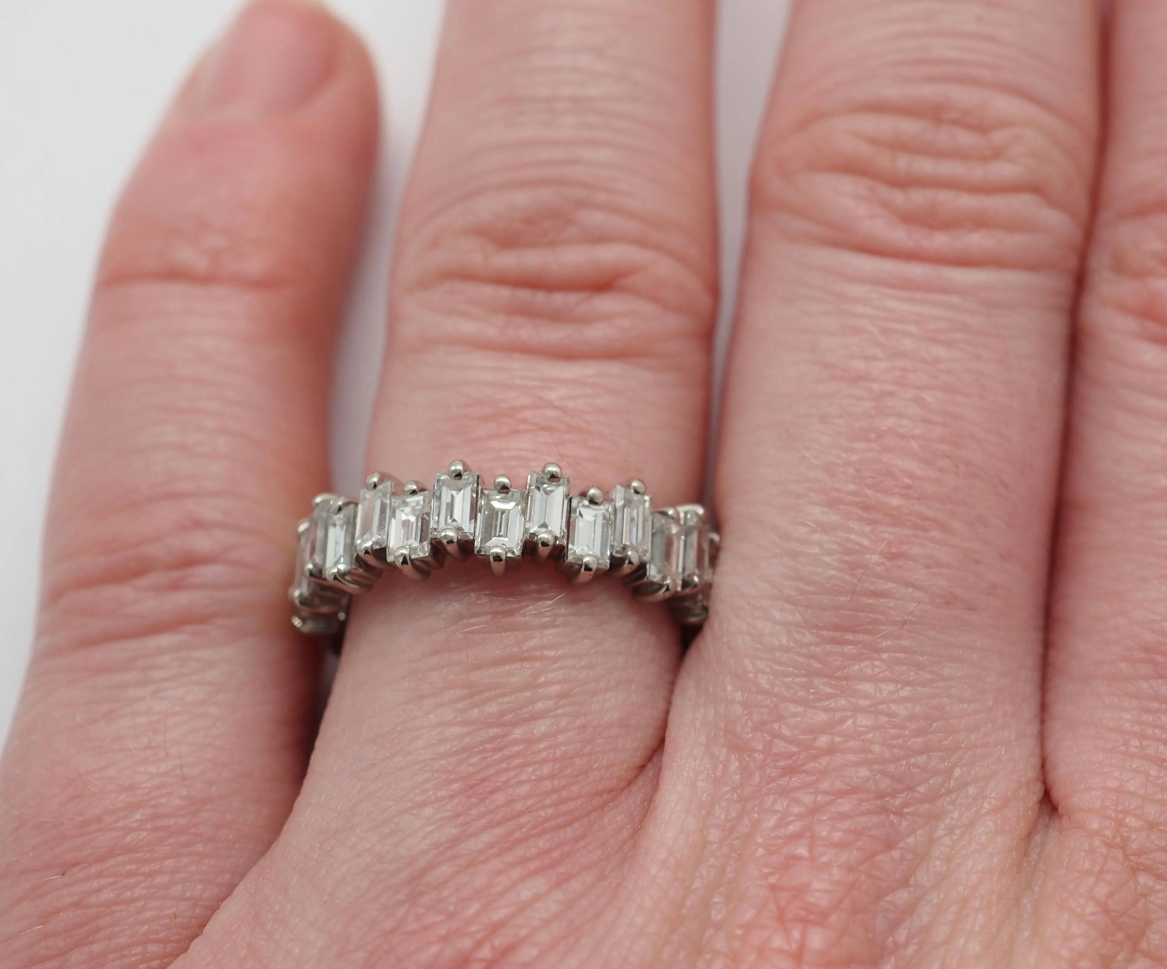 Alliance diamant tour complet baguette sold by 58 Facettes product image thumbnail 2