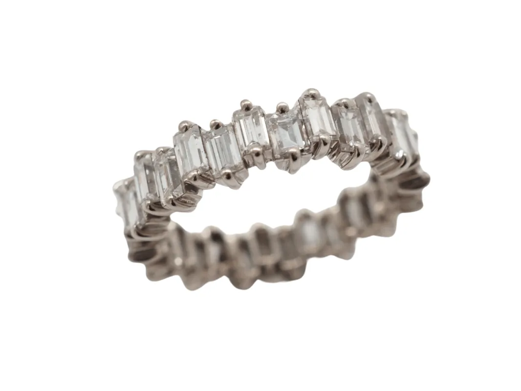 Alliance diamant tour complet baguette sold by 58 Facettes