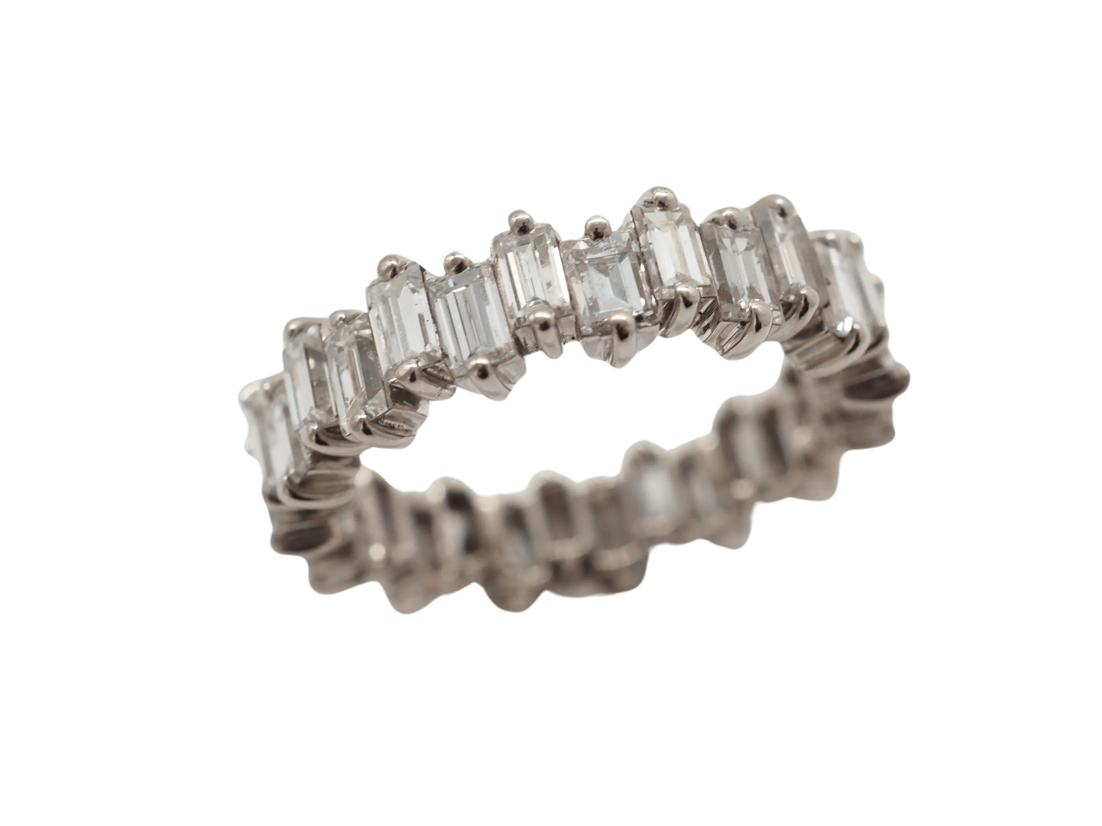 Alliance diamant tour complet baguette sold by 58 Facettes