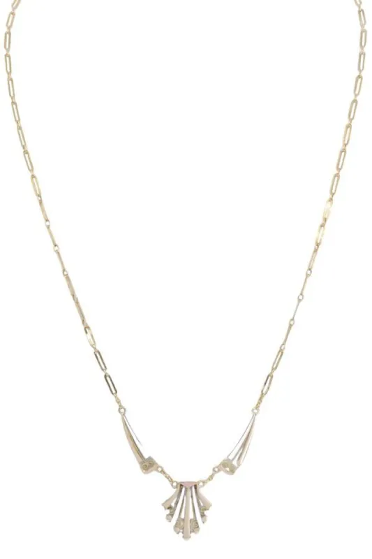 Collier or jaune art déco sold by 58 Facettes