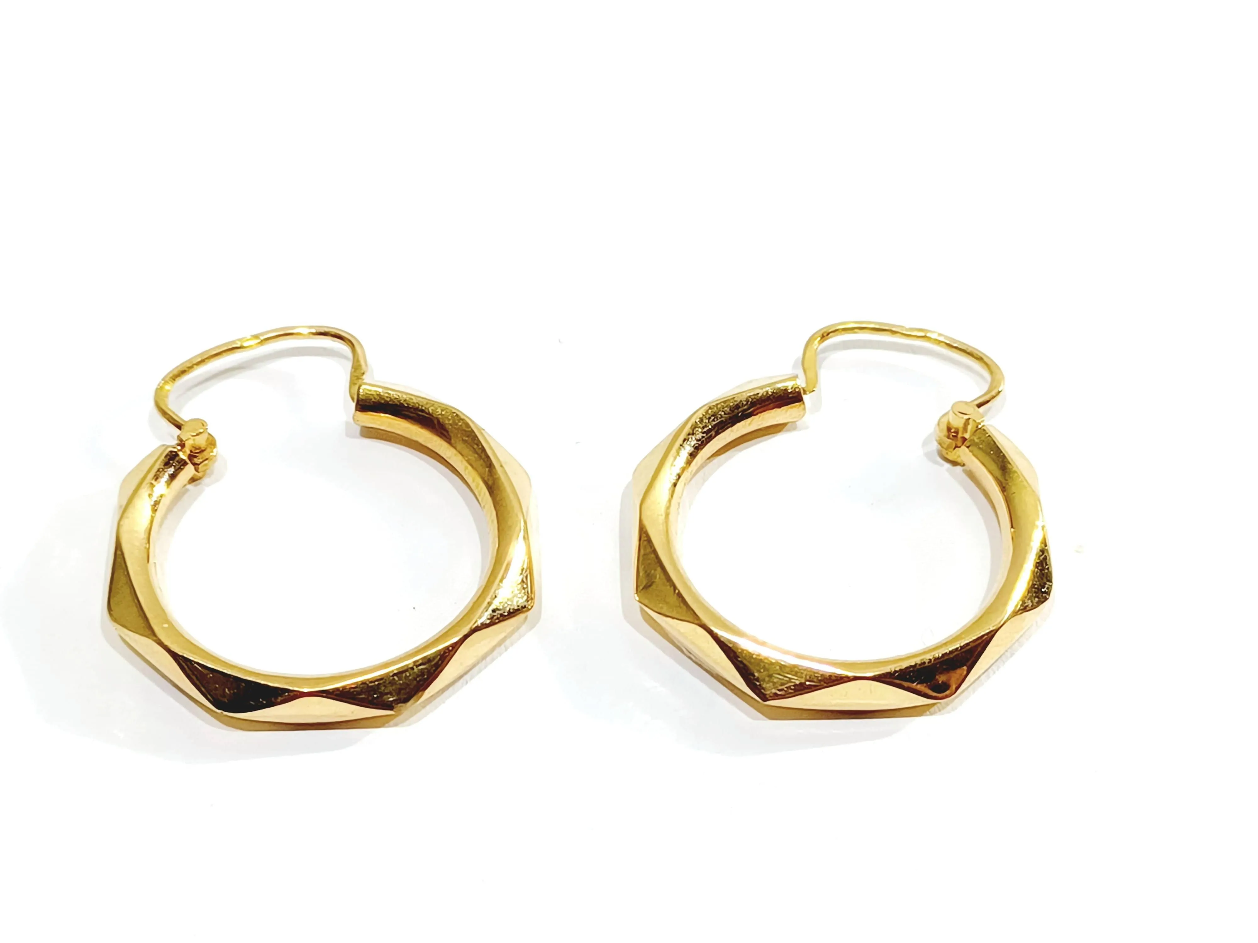 Paire de boucle d'oreilles créoles en or sold by 58 Facettes product image thumbnail 5