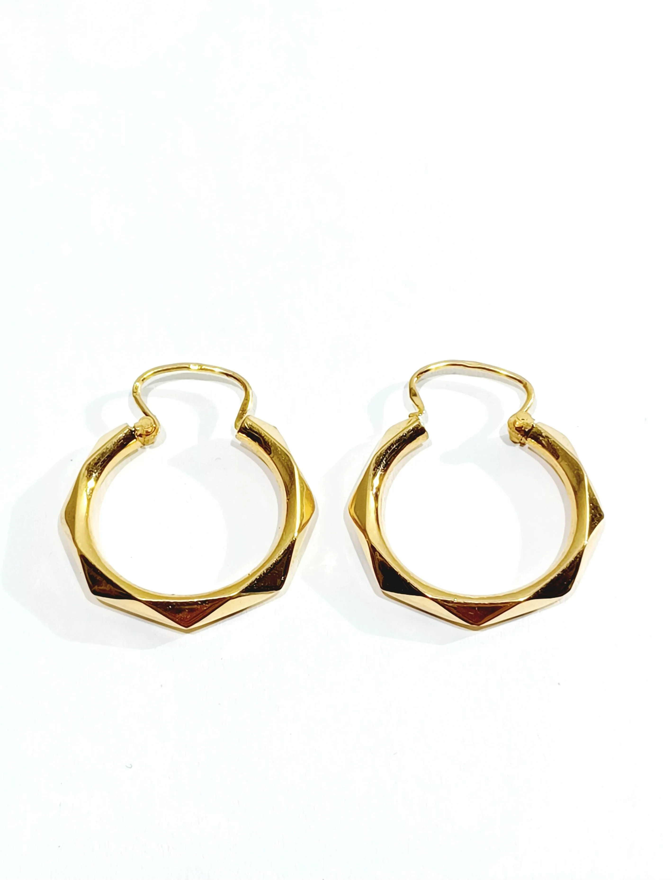 Paire de boucle d'oreilles créoles en or sold by 58 Facettes product image thumbnail 3