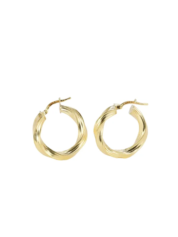 Créoles torsadées Or jaune sold by 58 Facettes