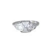 Bague Art Déco diamants or blanc et platine sold by 58 Facettes