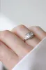 Bague Art Déco diamants or blanc et platine sold by 58 Facettes