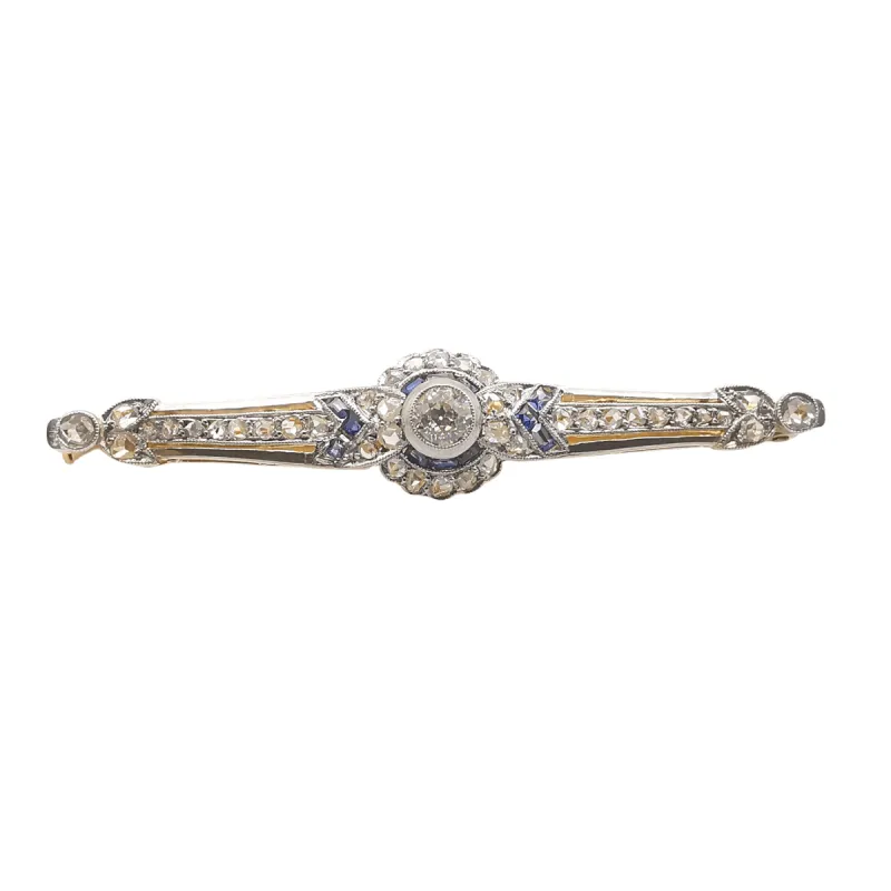 Broche ancienne Or jaune Diamants sold by 58 Facettes