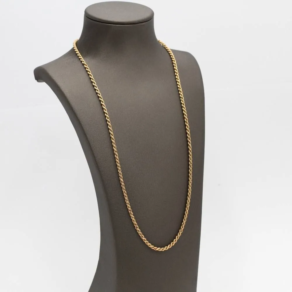 Chaîne or jaune massif sold by 58 Facettes product image thumbnail 4