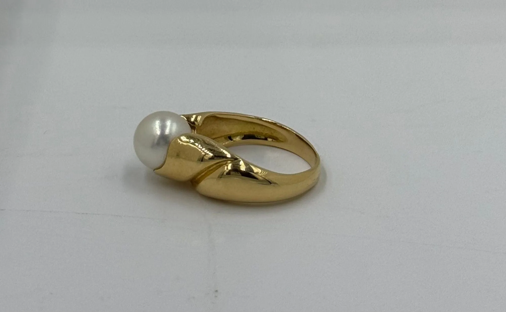 Bague or jaune perle sold by 58 Facettes product image thumbnail 5