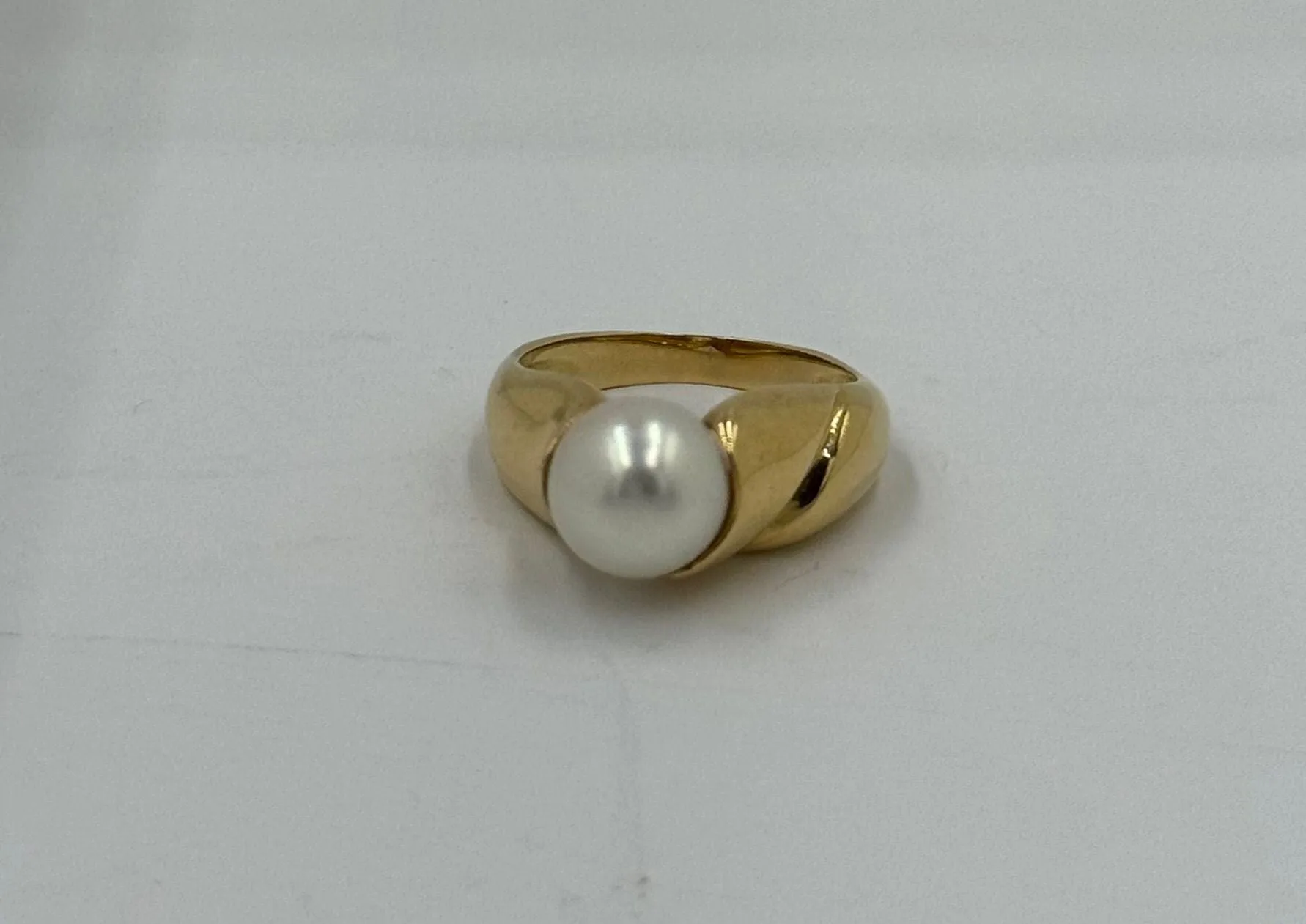 Bague or jaune perle sold by 58 Facettes product image thumbnail 3