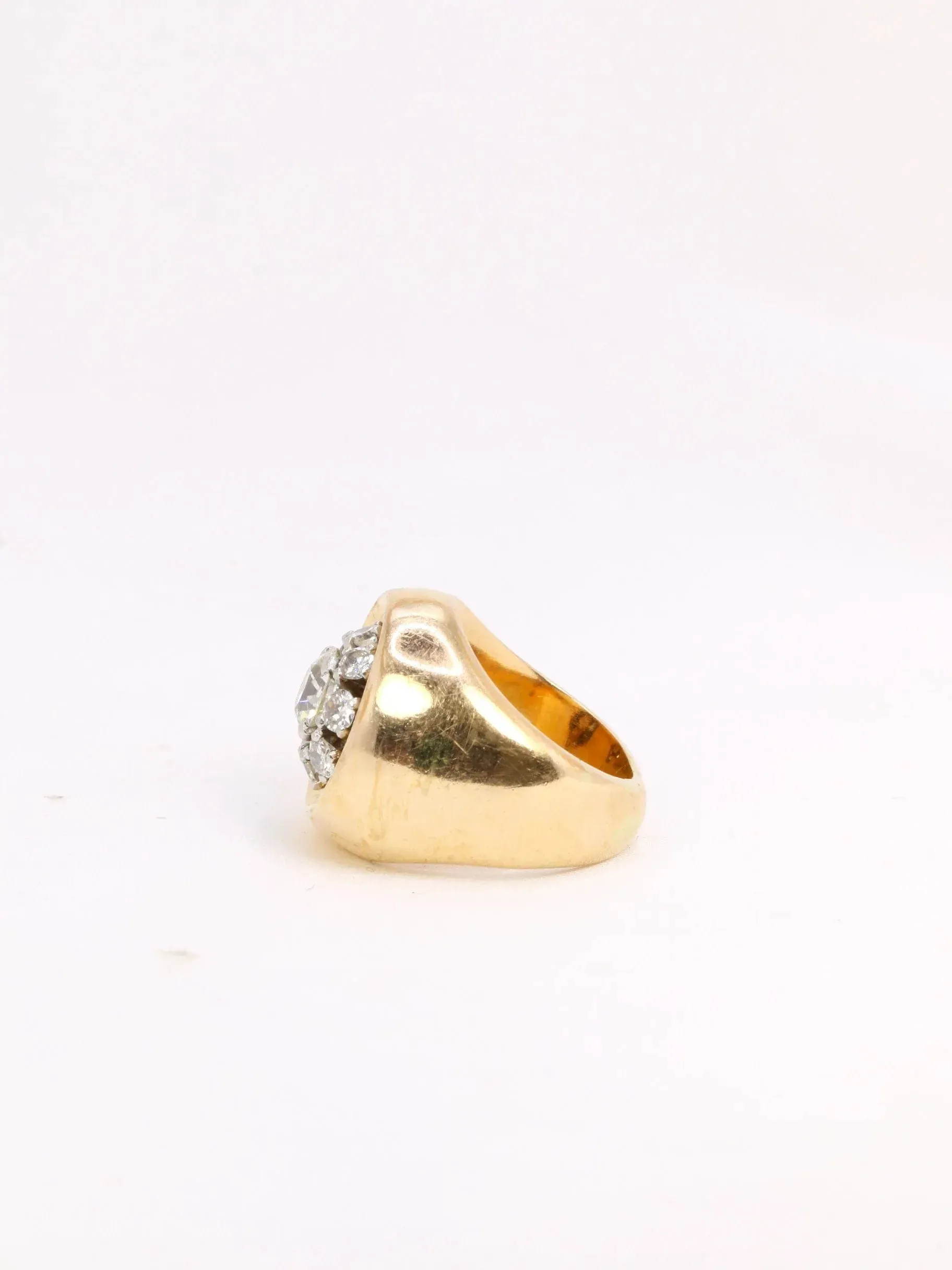 Bague boule en or et diamants sold by 58 Facettes product image thumbnail 5