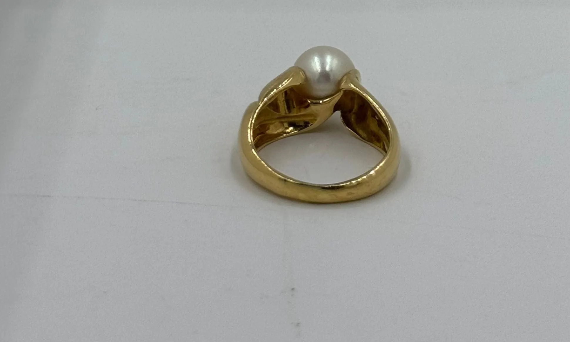 Bague or jaune perle sold by 58 Facettes product image thumbnail 4