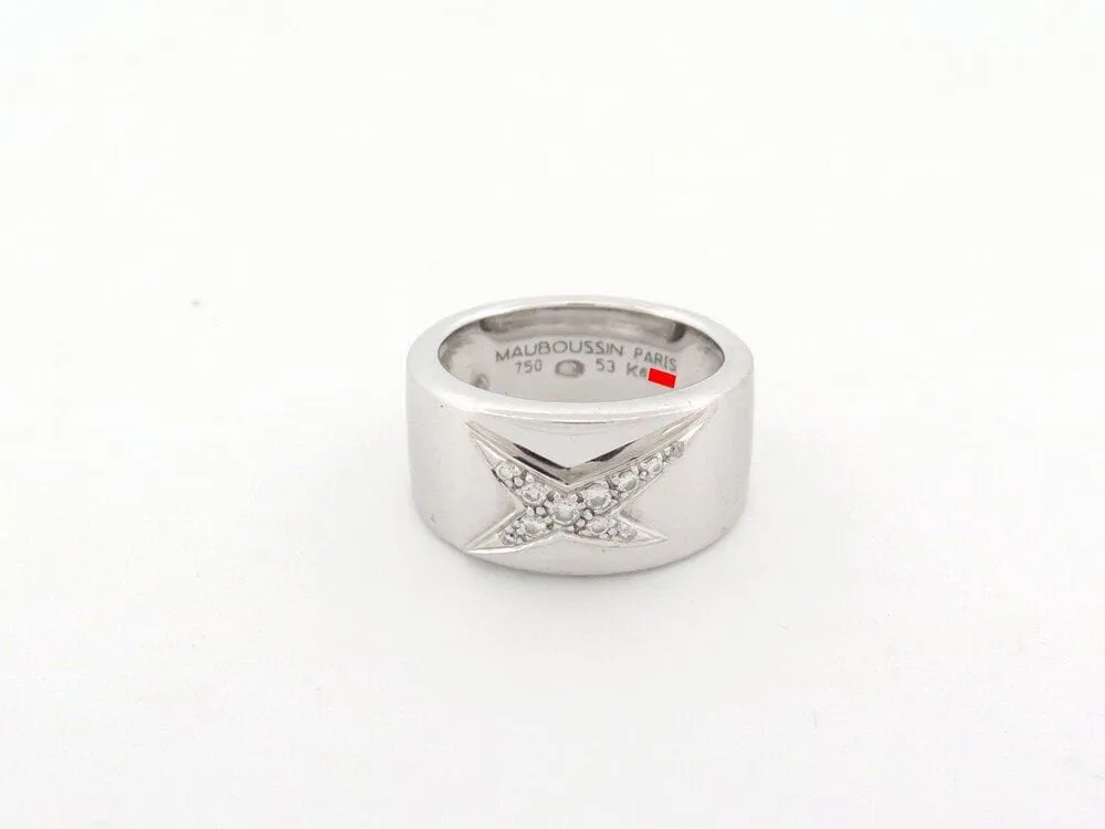 bague MAUBOUSSIN etoile divine or blanc diamants sold by 58 Facettes product image thumbnail 2