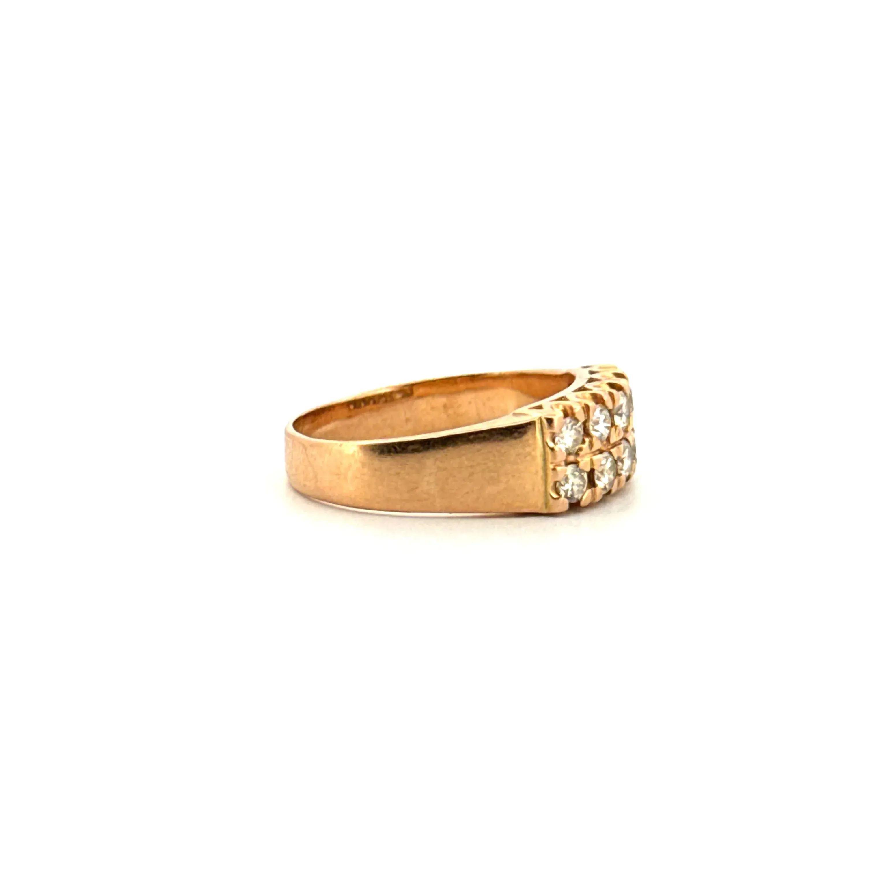 Alliance Demi-Tour or jaune et diamants sold by 58 Facettes product image thumbnail 4